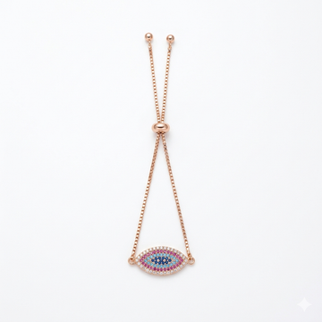 Prism Eye Oval Adjustable Bracelet