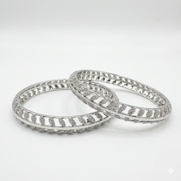 Noir Weave Crystal Bangle Set
