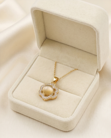 Flora Pearl Crystal Jewelry Set